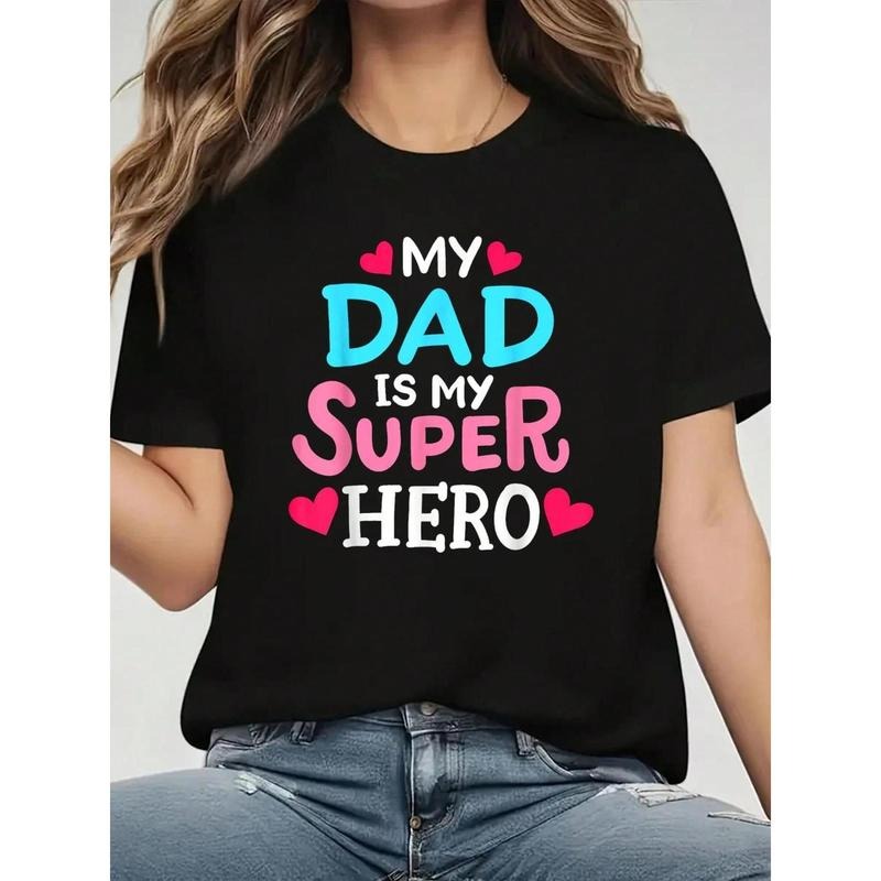 My Dad Is My Superhero Graphic T-Shirt