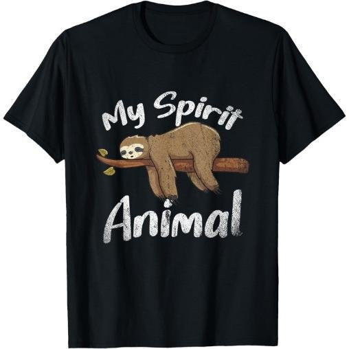My Spirit Animal Sloth T-Shirt Made in USAstyle{n002}2 Hoodie, Sweatshirt | UrbanDripWear.com