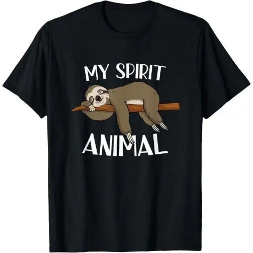 My Spirit Animal is a Sloth T-Shirt Made in USA Hoodie, Sweatshirt | UrbanDripWear.com