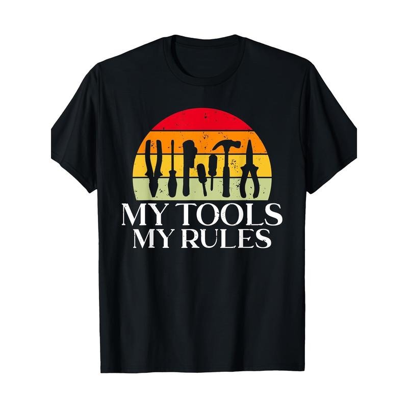 My Tools My Rules, Skillful Carpenter T-Shirt - 180g made in usa Hoodie, Sweatshirt | UrbanDripWear.com