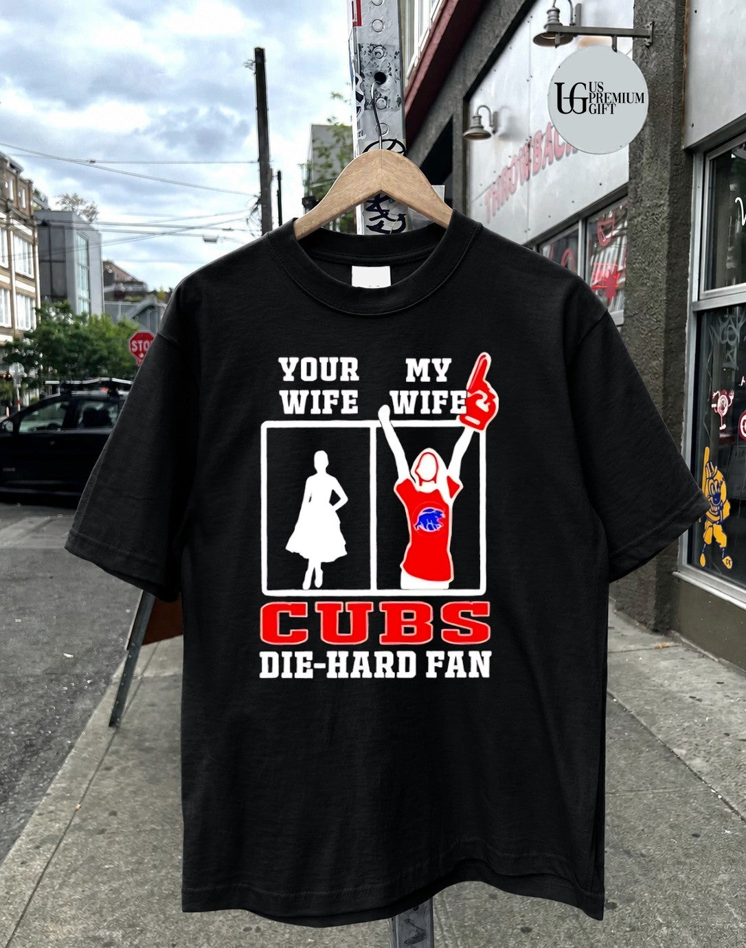 My Wife Chicago Cubs Baseball Die Hard Fan shirt