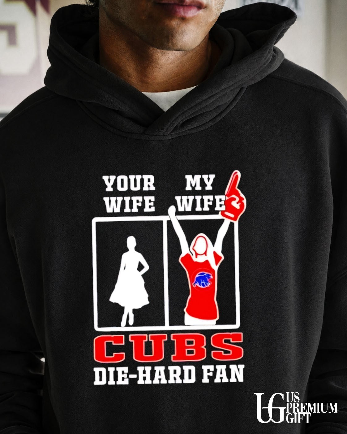 My Wife Chicago Cubs Baseball Die Hard Fan shirt