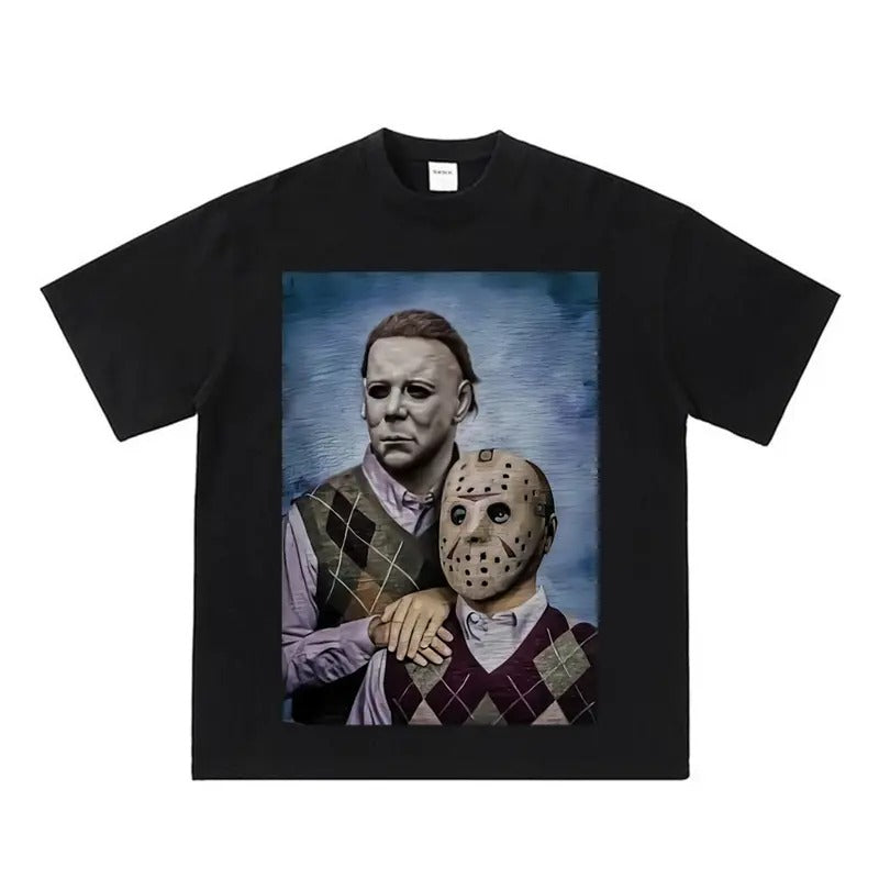 Myers and Jason Voorhees T-shirt Step Brothers Movie Halloween Frights Hoodie, Sweatshirt | UrbanDripWear.com