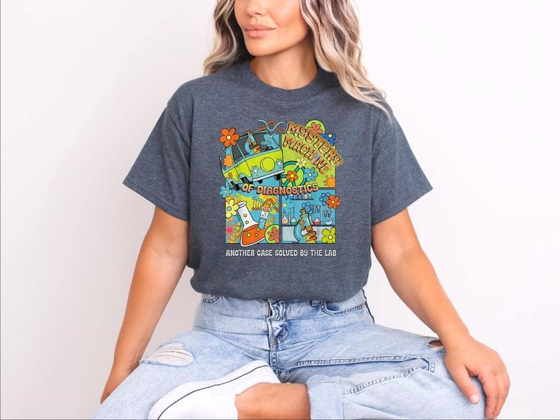 Mystery Machine of Diagnostics Shirt, Lab Week 2025 Shirt, Lab Gift, Mystery Machine Sweatshirt, Funny Medical Lab Week...