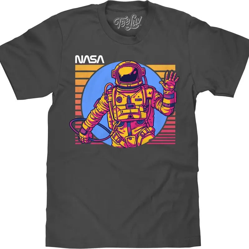NASA Astronaut T-Shirt - Charcoal Hoodie, Sweatshirt | UrbanDripWear.com