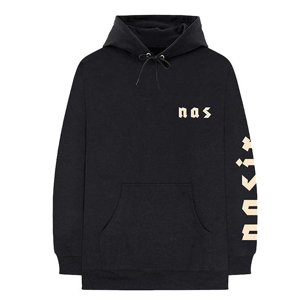 Nas Unisex Pullover Hoodie: Symbols (Back Print)