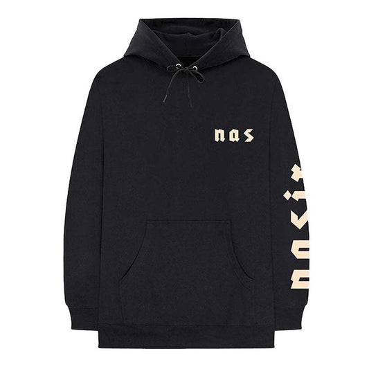 Nas Unisex Pullover Hoodie: Symbols (Back Print)