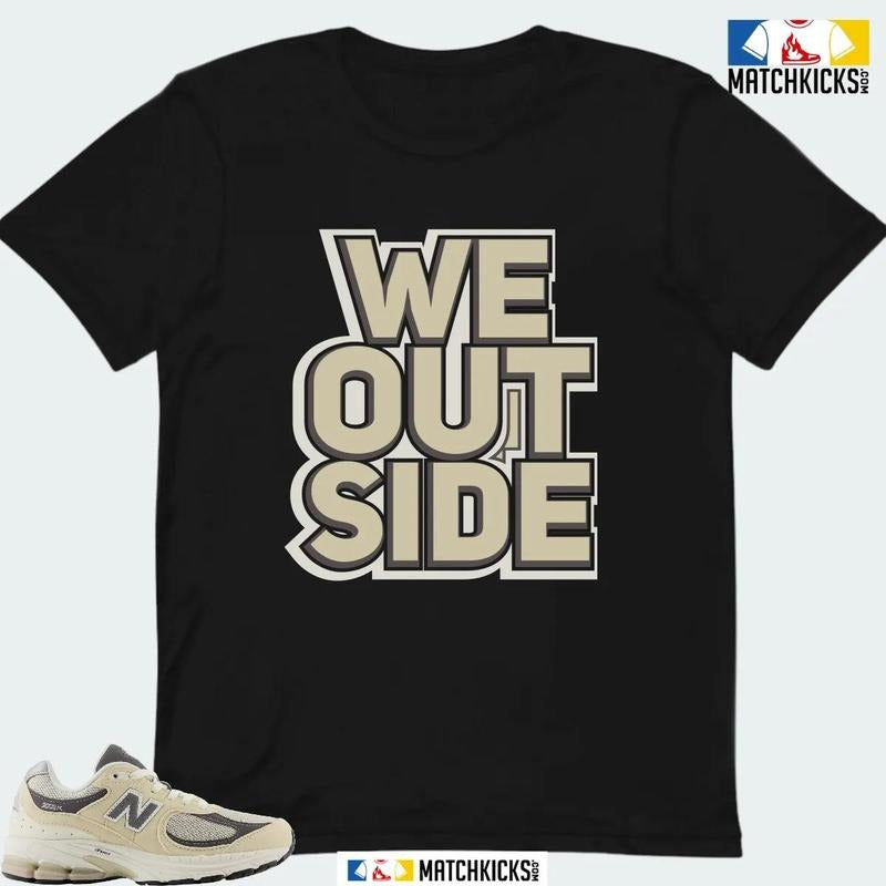 NB 2002 SANDSTONE MAGNET SNEAKER MATCHING T-SHIRT (WE OUTSIDE) Hoodie, Sweatshirt | UrbanDripWear.com