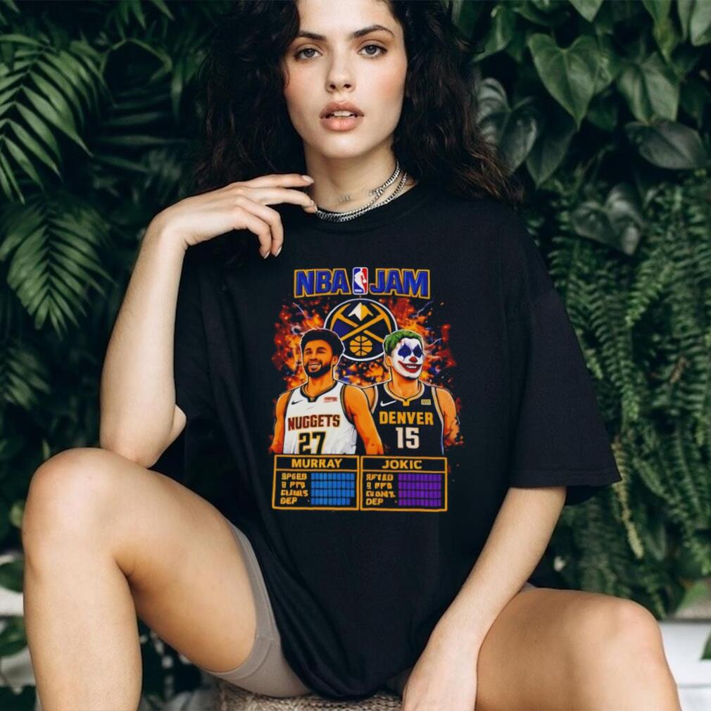 NBA Jam Denver Nuggets Murray and Jokic Joker T Shirt