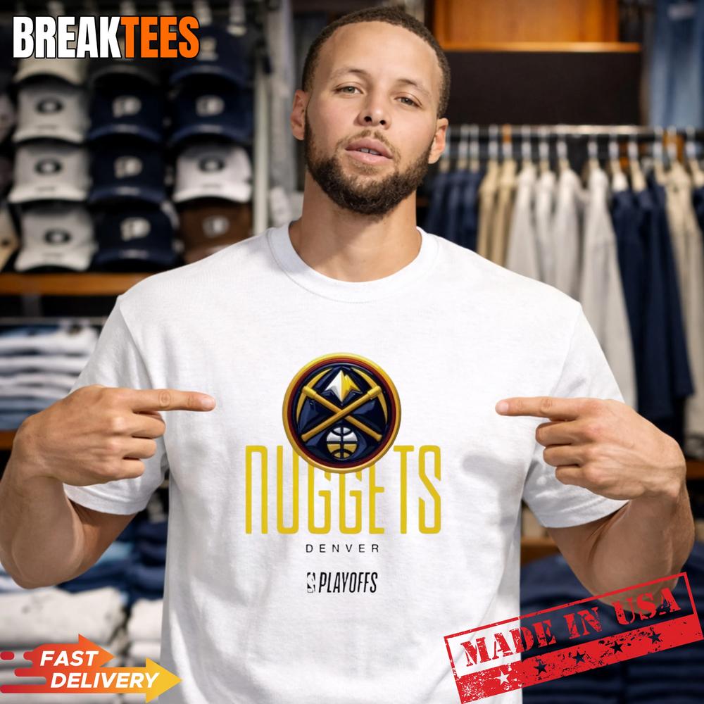 NBA Playoffs Denver Nuggets Basketball Logo T-Shirt