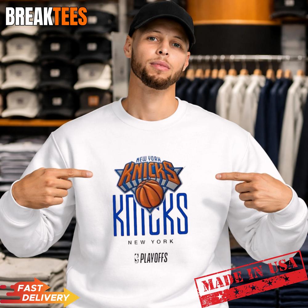 NBA Playoffs New York Knicks Basketball Logo T-Shirt