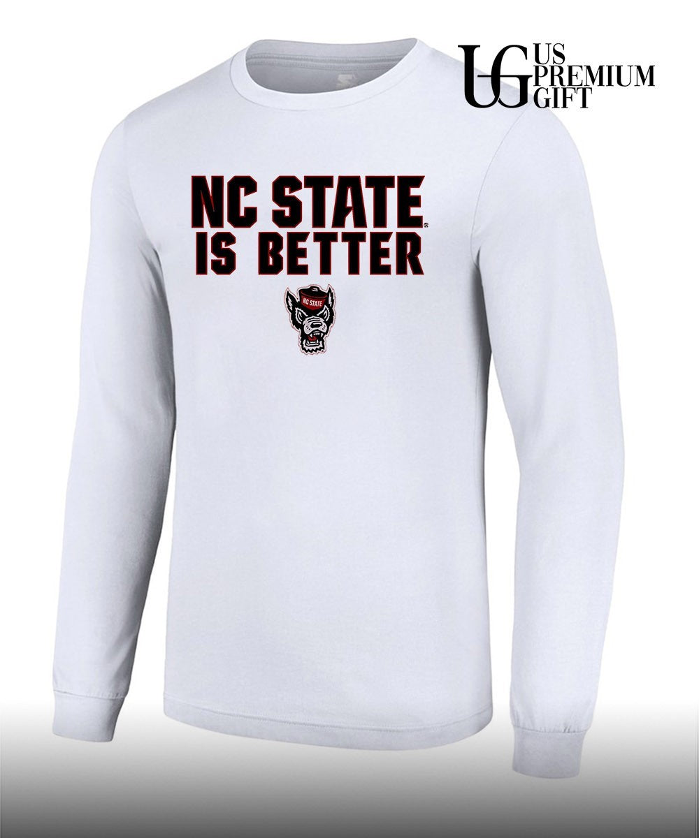 NC State Is Better NC State Wolfpack logo shirt