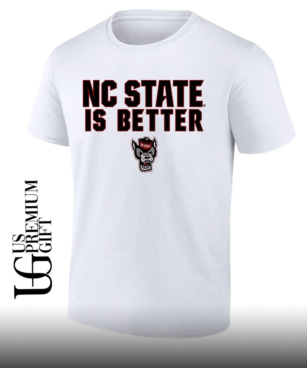 NC State Is Better NC State Wolfpack logo shirt
