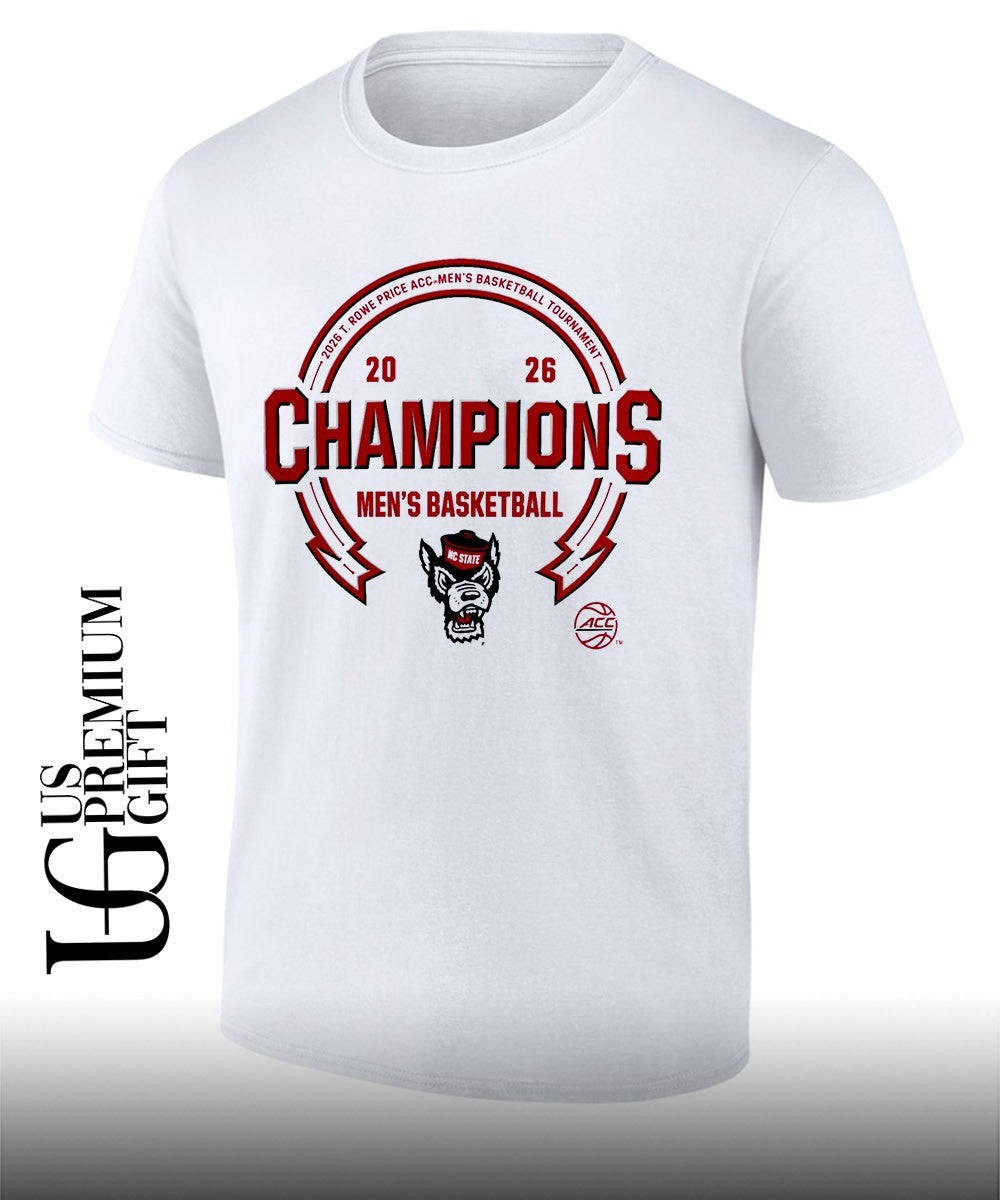 NC State Wolfpack 2026 T Rowe Price ACC Men’s Basketball Tournament Champions shirt