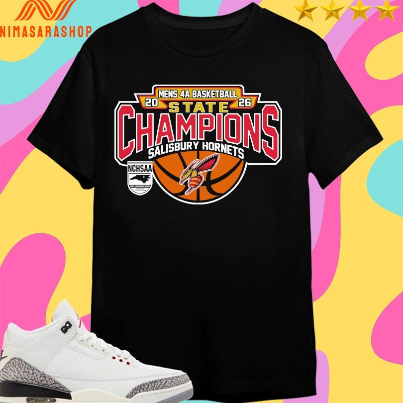 NCHSAA Men’s 4a Basketball State Champions Salisbury Hornets 2026 Shirts