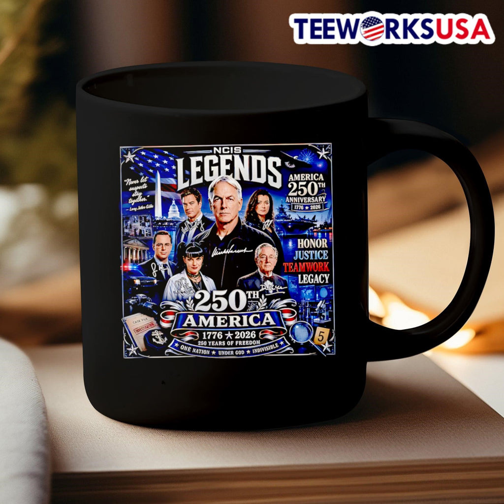NCIS Legends Never Let Suspects Stay Together America 250Th Anniversary 1776 2026 Honor Justice Teamwork Legacy Shirt