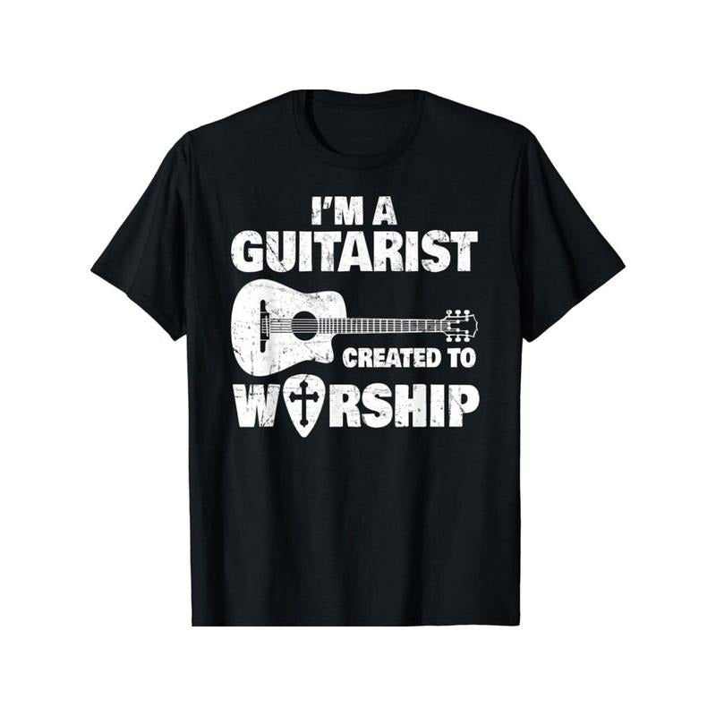 NEW LIMITED Christian Music Guitar Jesus Design Best Gift T-Shirt S-3XL Made in USA Hoodie, Sweatshirt | UrbanDripWear.com