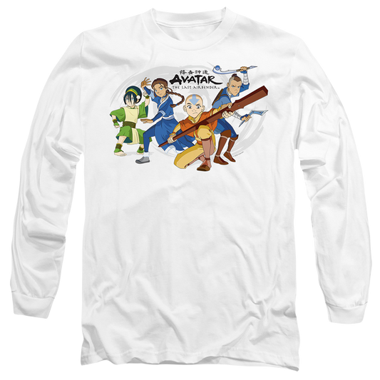 Avatar The Last Airbender Avatars Group - Men's Long Sleeve T-Shirt