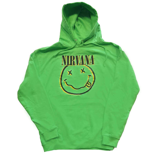 Nirvana Unisex Pullover Hoodie: Inverse Happy Face Style002