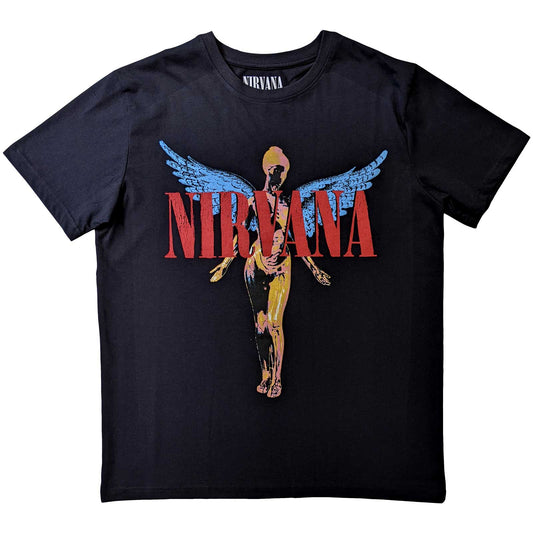 Nirvana Unisex T-Shirt - Angelic, Black Style001