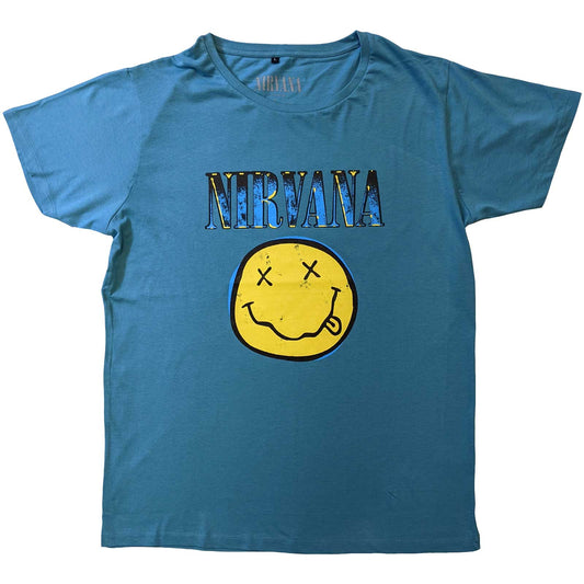 NIRVANA Attractive T-Shirt, Xerox Happy Face Style001