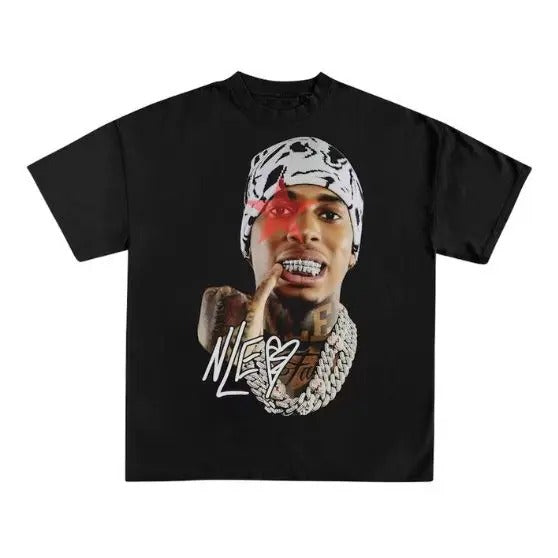 NLEEE Choppaaa t shirt - NLEEE Choppaaa merch - rapper merch - concert tee - Classic Cotton Fabric Menswear