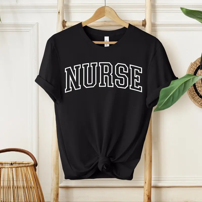 NURSE T-Shirt Nursing T-Shirt RN Casual Shirts Registered Nurse Shirt Nursing Gift Hoodie, Sweatshirt | UrbanDripWear.com