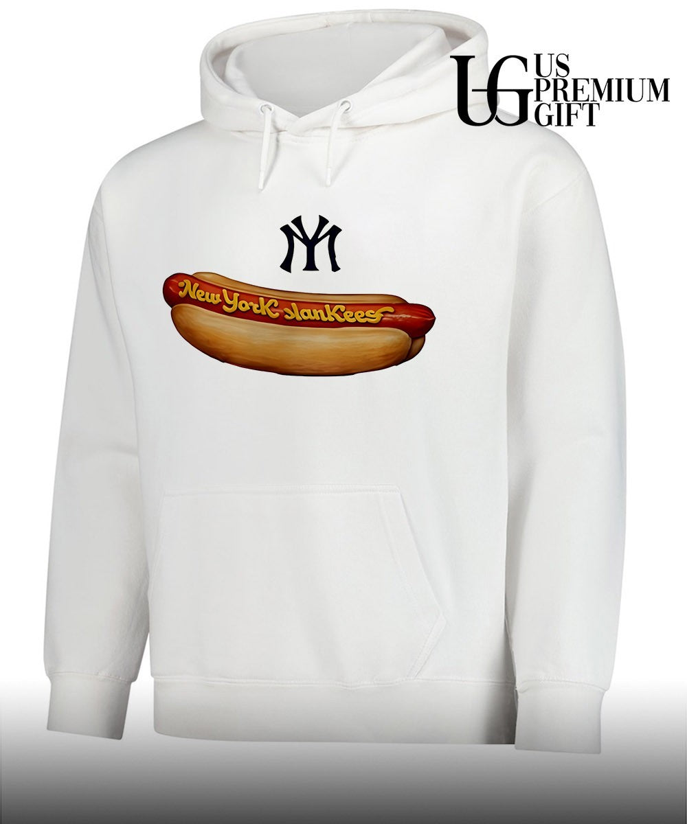 NY New York slanKees Hot Dog Baseball parody shirt