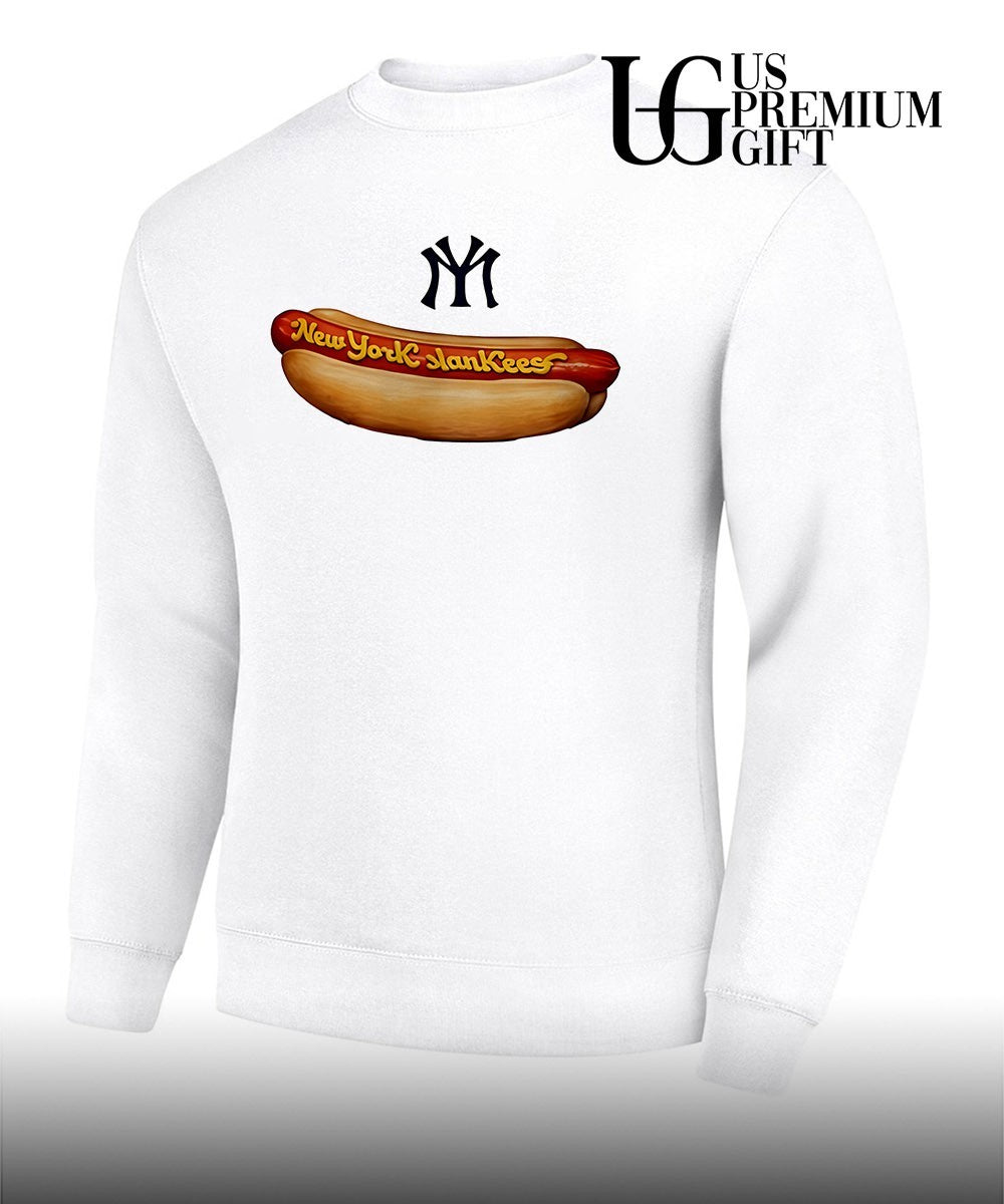 NY New York slanKees Hot Dog Baseball parody shirt