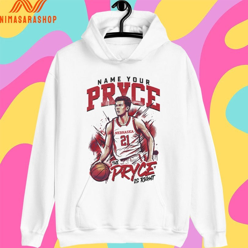 Name Your Pryce The Pryce Is Right Nebraska Cornhuskers Men’s Basketball Shirts