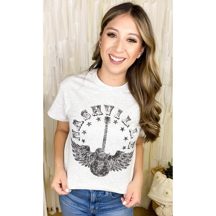 Nashville Guitar Graphic T-Shirt Hoodie, Sweatshirt | UrbanDripWear.com