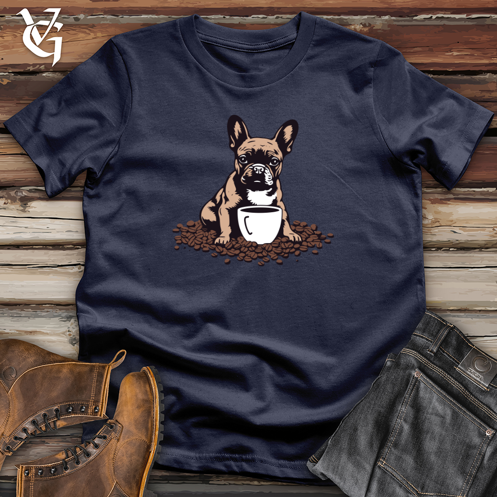 Vintage Coffee Bean Frenchie Softstyle Tee