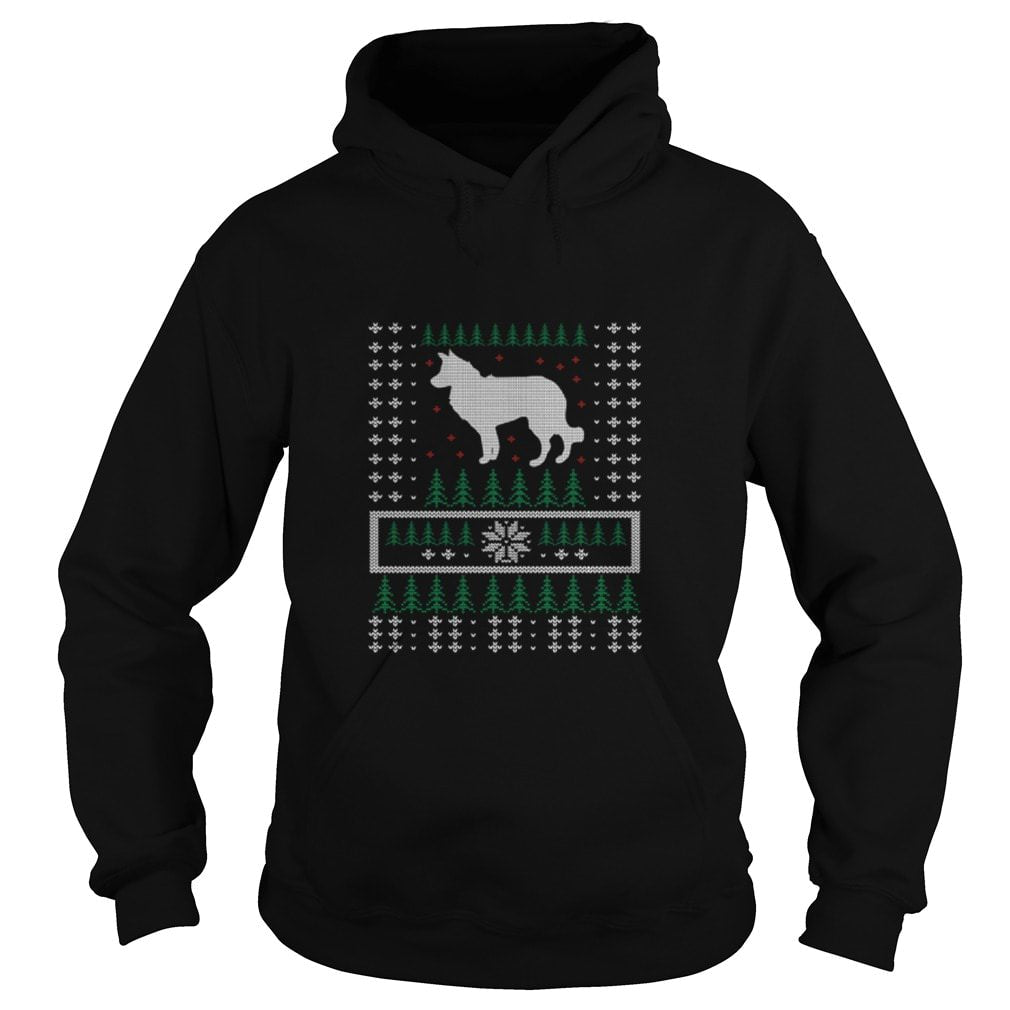 Border collie ugly Christmas sweater