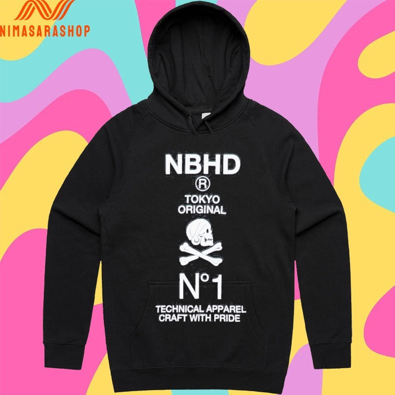 Nbhd R Tokyo Original N1 Technical Apparel Craft With Pride Skull Shirts