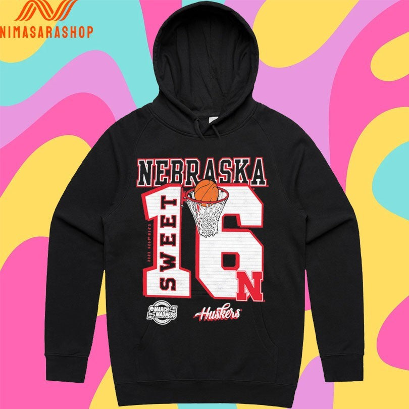 Nebraska Cornhuskers 2026 NCAA March Madness Sweet 16 Shirts