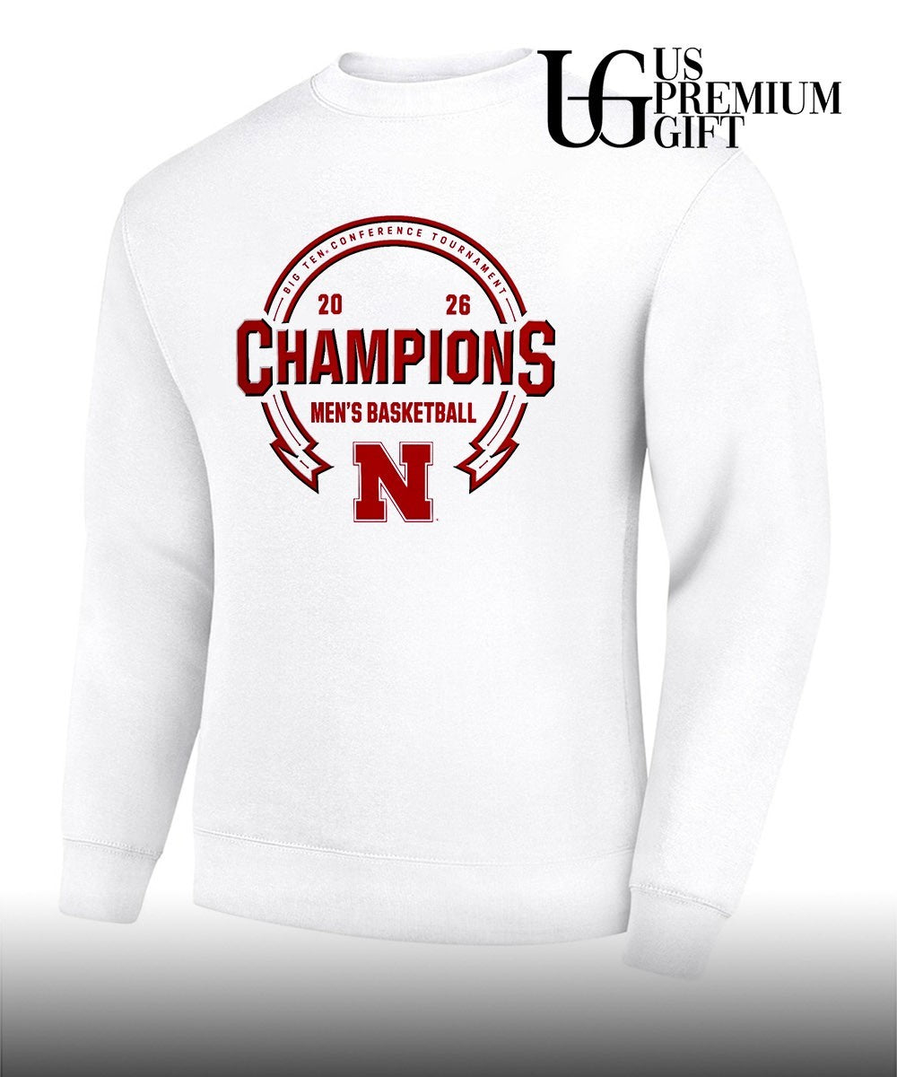 Nebraska Cornhuskers Big Ten Conference Tournament 2026 Champions Men’s Basketball shirt