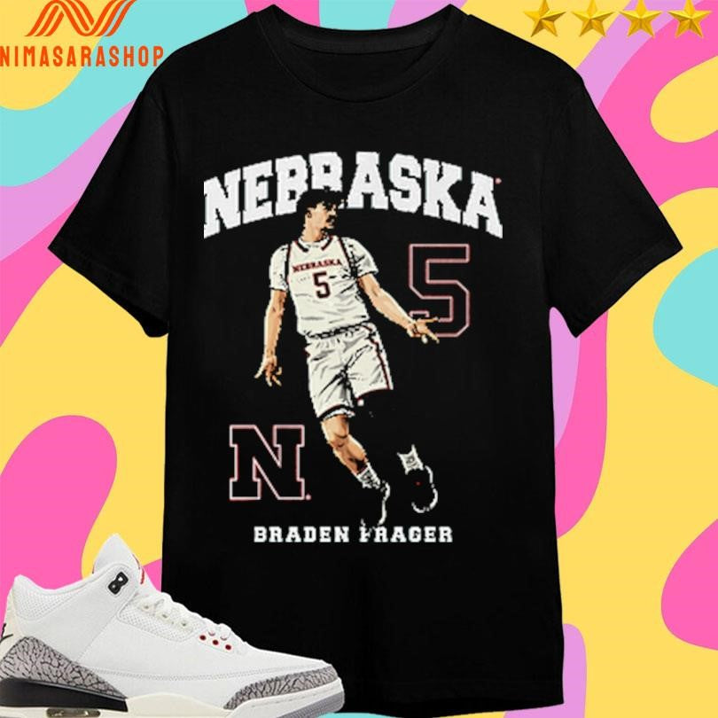 Nebraska Cornhuskers Men’s Basketball Braden Frange 5 Shirts