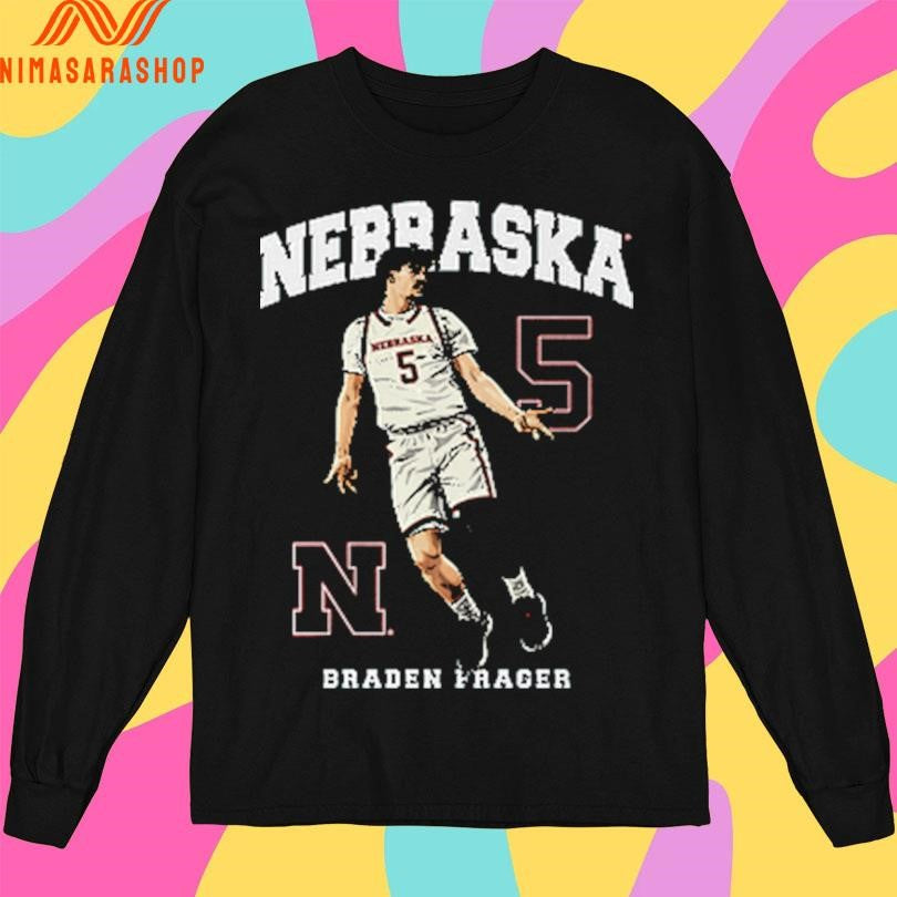 Nebraska Cornhuskers Men’s Basketball Braden Frange 5 Shirts