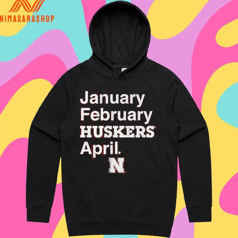 Nebraska Cornhuskers Men’s Basketball January February Huskers April Shirts