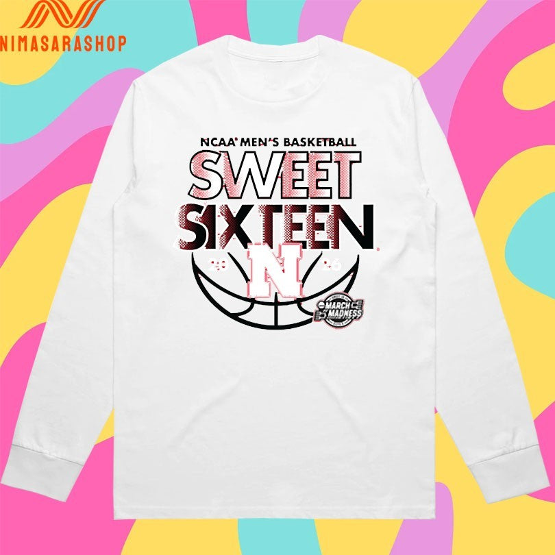 Nebraska Cornhuskers NCAA Men’s Basketball Sweet Sixteen March Madness 2026 Shirts
