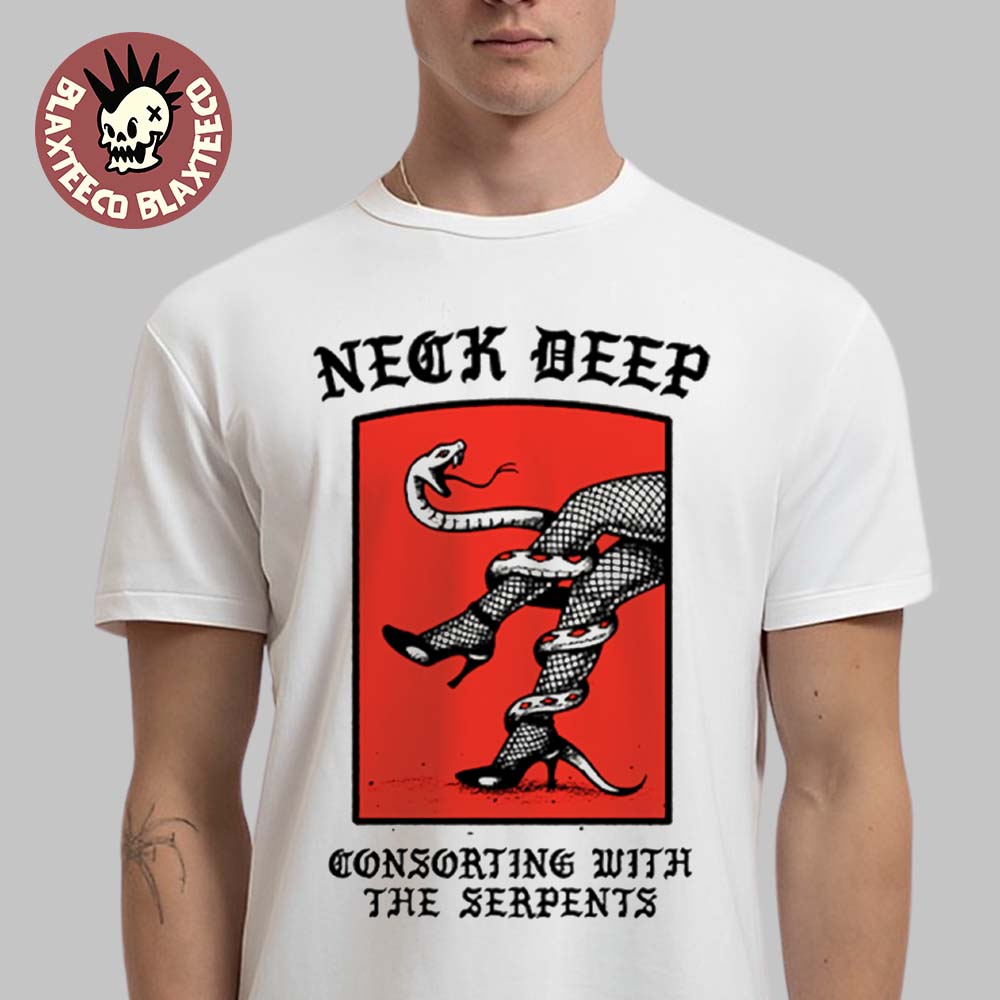 Neck Deep LNOTGY 10 Year Merch Collection Consoring With The Serpents T-Shirt