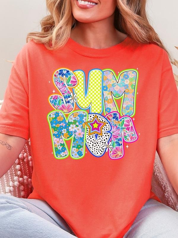 Neon Summer Comfort Colors Adult Ring-Spun Cotton Tee Fit Top unisex short sleeve tee Graphic Print T-Shirt Hoodie,...