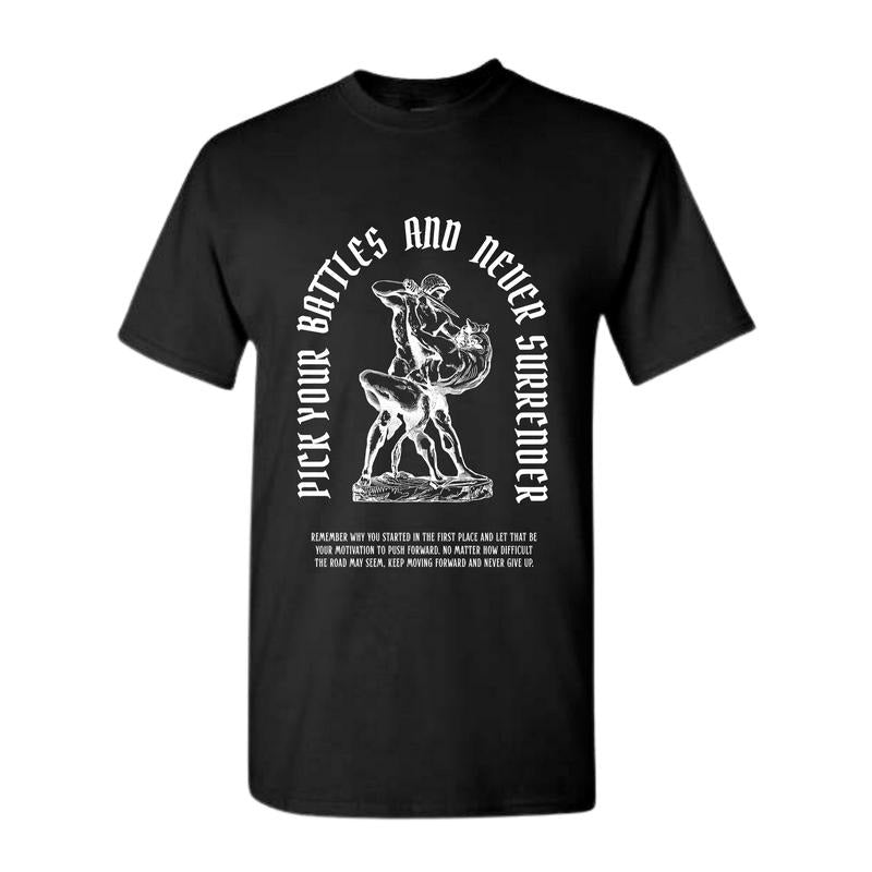 Never Give Up T-shirt, Workout T-shirt, Gym T-shirt, Pump Cover T-shirt, Gift for Him, Fitness Gift, Weightlifting...