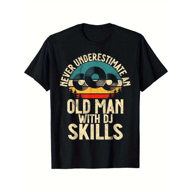 Never underestimate an old DJ T-shirt with DJ skills made in usa Hoodie, Sweatshirt | UrbanDripWear.com