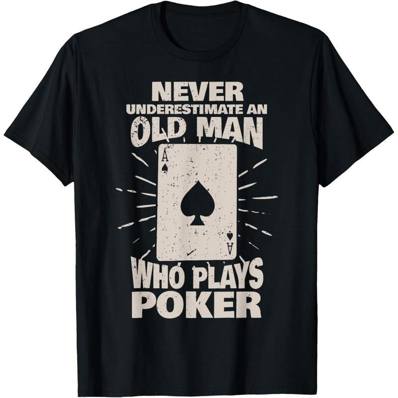 Never underestimate an old man who plays Poker T-Shirt made in usa Hoodie, Sweatshirt | UrbanDripWear.com