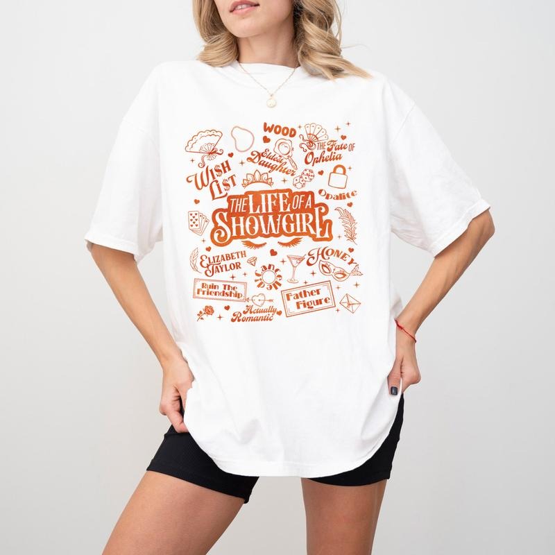 New Album 2025 Traclist Shirt, In My Sh0wg1rl Shirt, Music Fan Gift Hoodie, Sweatshirt | UrbanDripWear.com