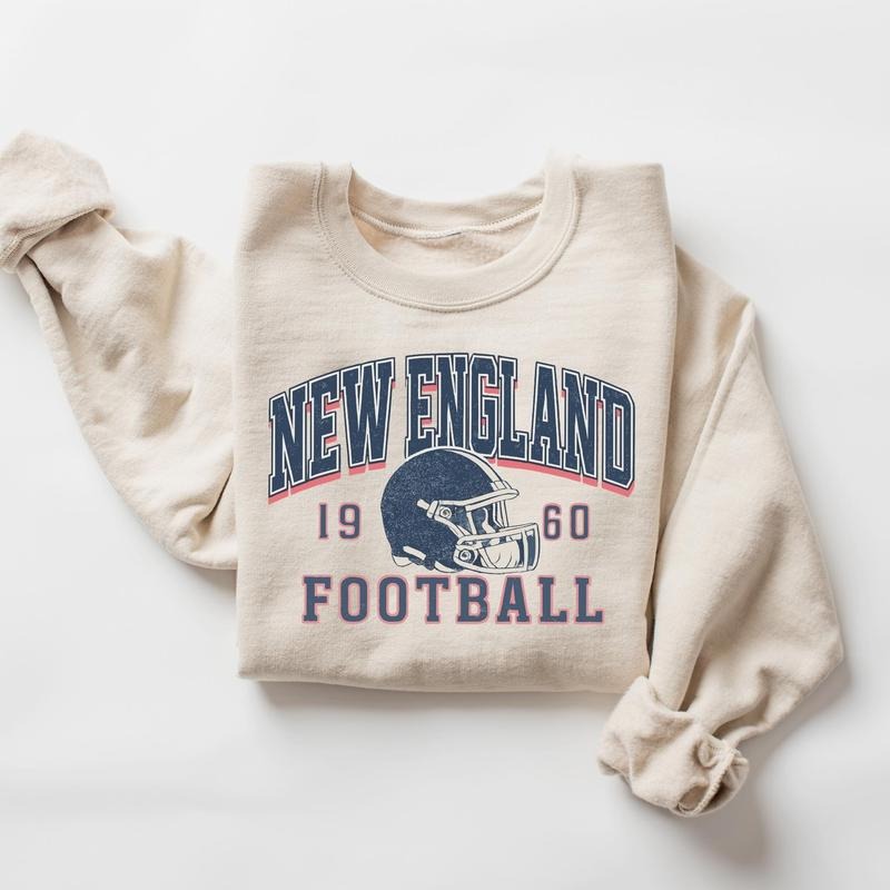 New England Football 1960 Sweatshirt, England Game Day Sweatshirt, New England Season Sweatshirt, New England Football...