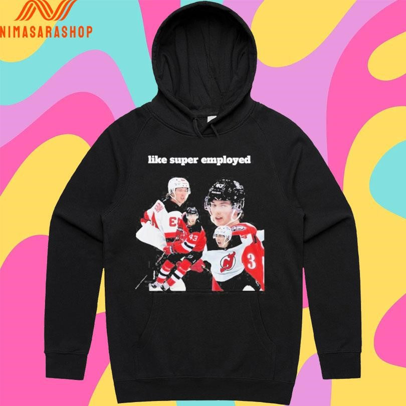 New Jersey Devils Luke Hughes Like Super Employed 2026 Shirts