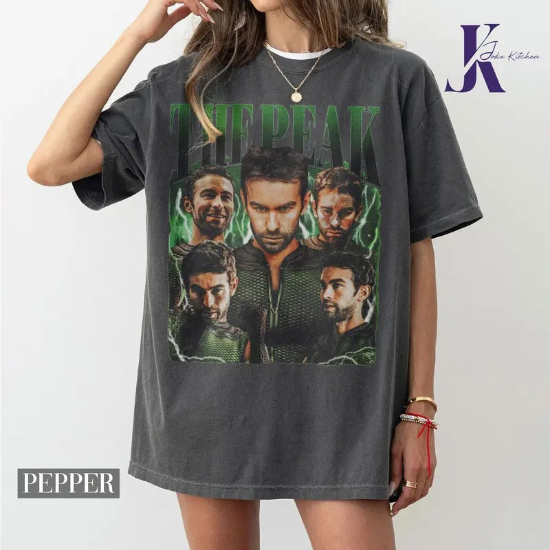 New Version The Peak Vintage T-Shirt, THE DEEP Vintage Shirt, Bootleg Retro 90's Fans Washed Graphic Tee Gift Hoodie,...