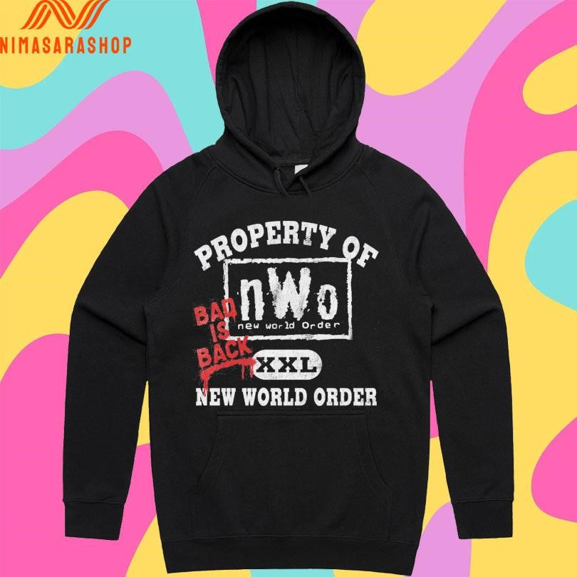 New World Order Property Of New World Order Back Is Back XXL Shirts